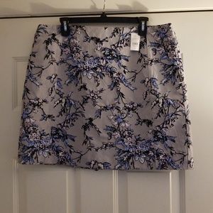NWT Loft Floral Skirt